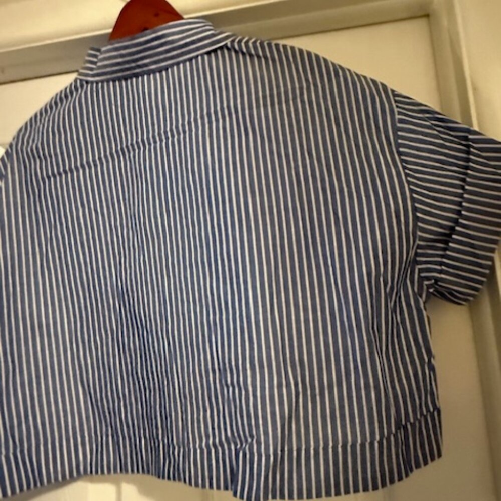 Zara, Cropped Button Down, Medium - image 3